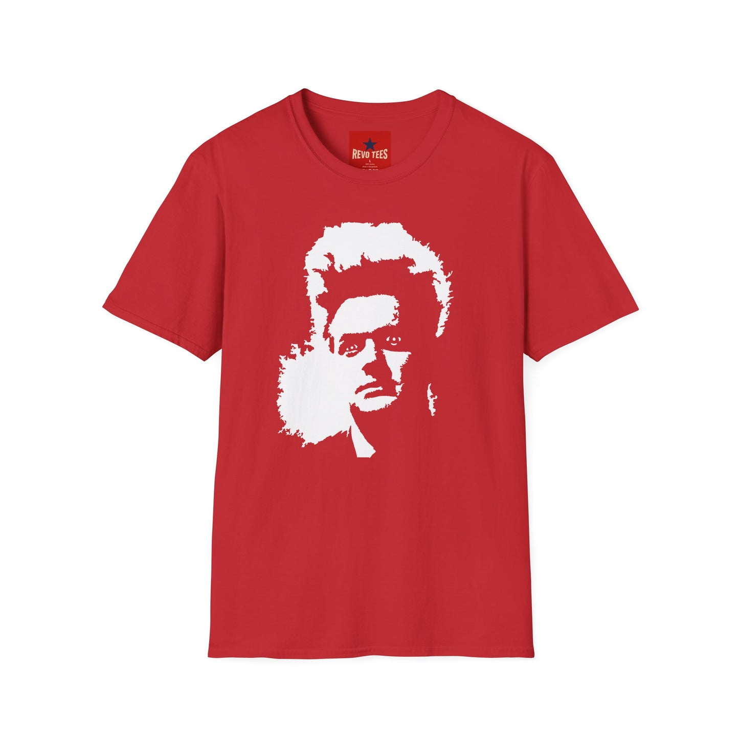 Retro Icon Portrait T-Shirt — High-Contrast Celebrity Silhouette Tee