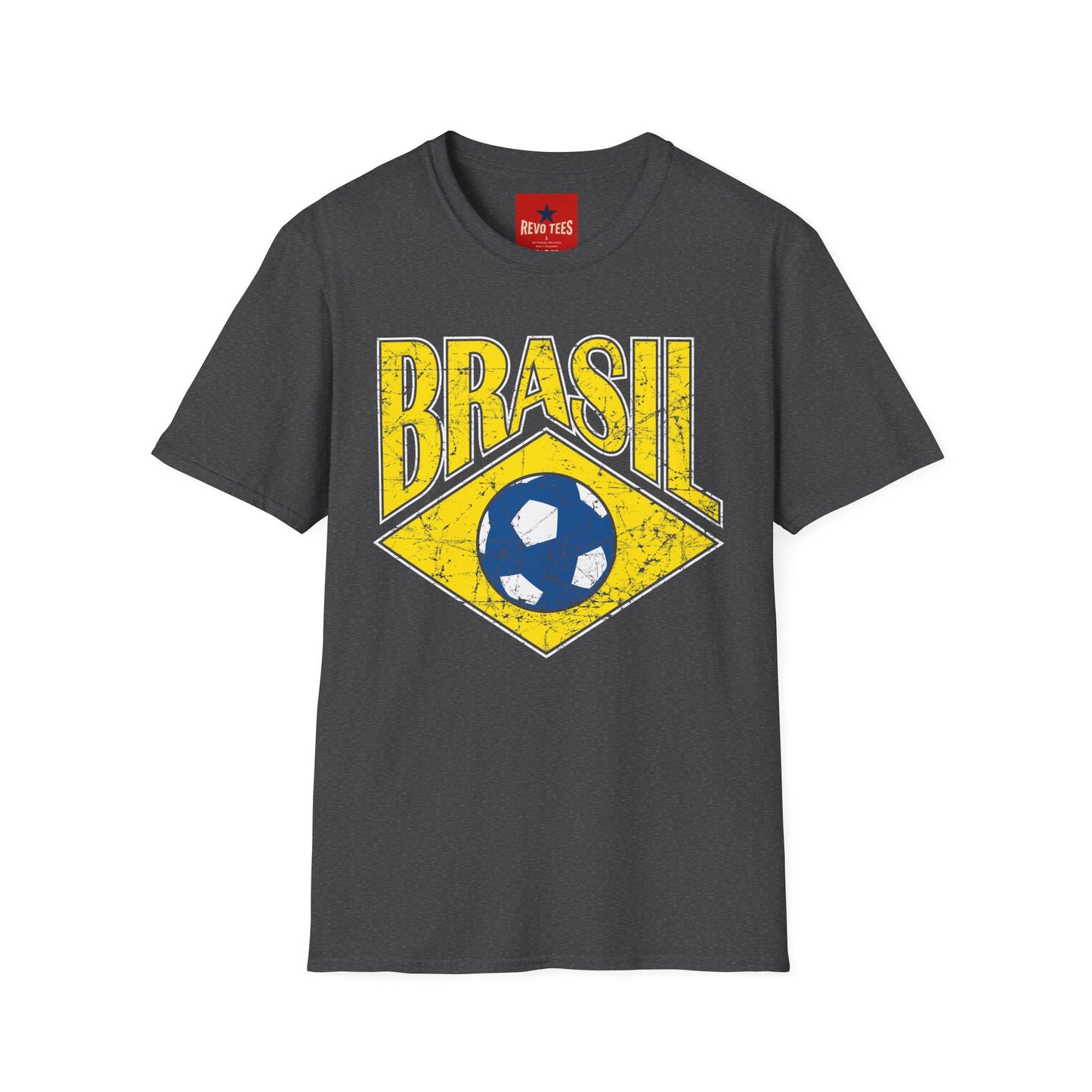 World Cup 2026 - Brasil Soccer T-Shirt — Vintage Brazil Football Tee