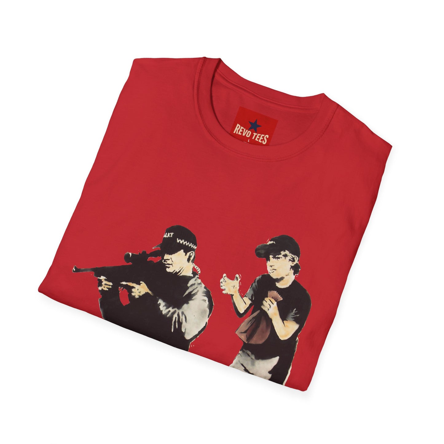 Banksy Sniper Graphic T-Shirt