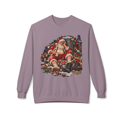 REVOTEES When AI ruins Christmas - Vintage Santa Crewneck Sweatshirt