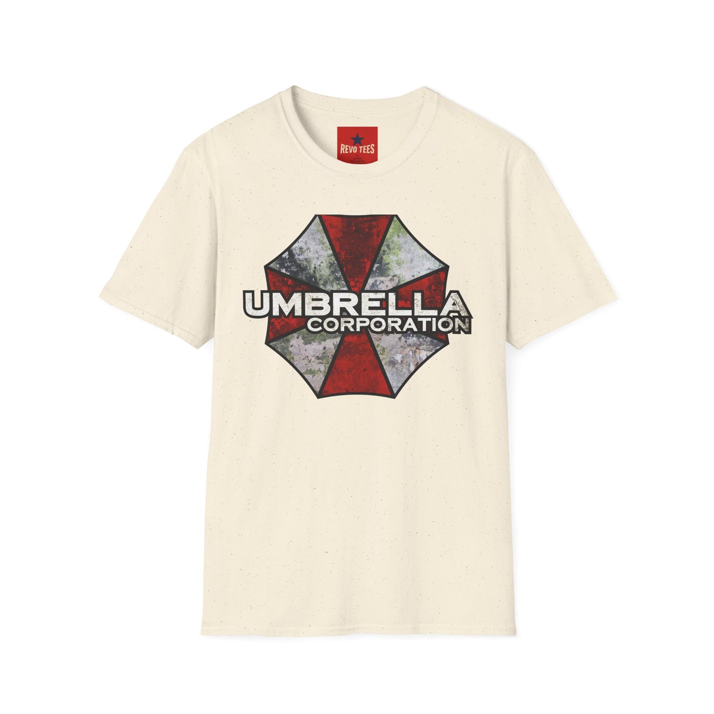 Umbrella Corporation Logo T-Shirt — Retro Distressed Biohazard Gaming Tee