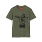 Banksy - Mona Lisa Spray Paint T-Shirt — Street Art Parody Tee
