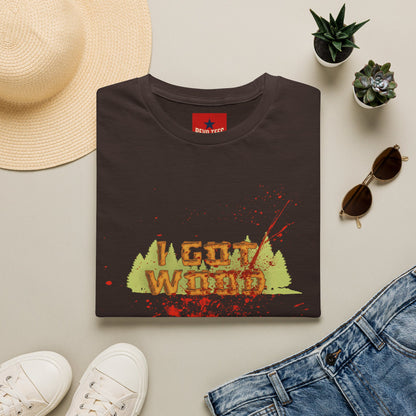 I Got Wood Funny Lumberjack T-Shirt — Camping, Outdoors & Carpenter Gift