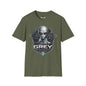 REVOTEES Alien Grey T-Shirt — Retro Sci‑Fi Extraterrestrial Graphic Tee