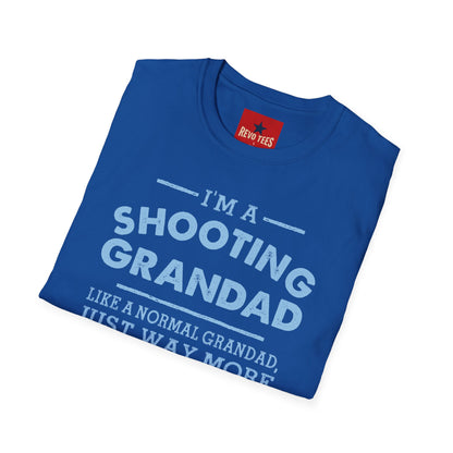Shooting Grandad T‑Shirt — “I’m a Shooting Grandad” Funny Grandpa Gift