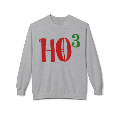 Christmas HO — Festive Red & Green Holiday Crewneck Sweatshirt