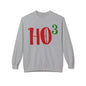 Christmas HO — Festive Red & Green Holiday Crewneck Sweatshirt