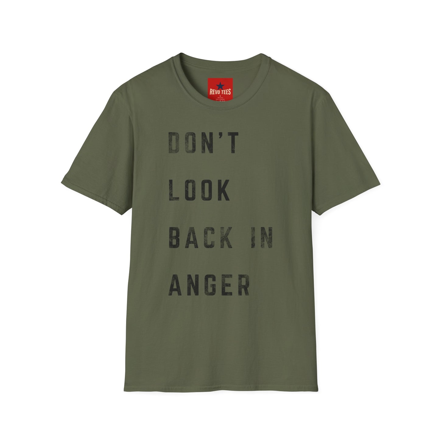 Don't Look Back In Anger T-Shirt — Retro Oasis Song Lyric Tee