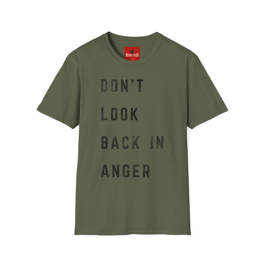 Don't Look Back In Anger T-Shirt — Retro Oasis Song Lyric Tee