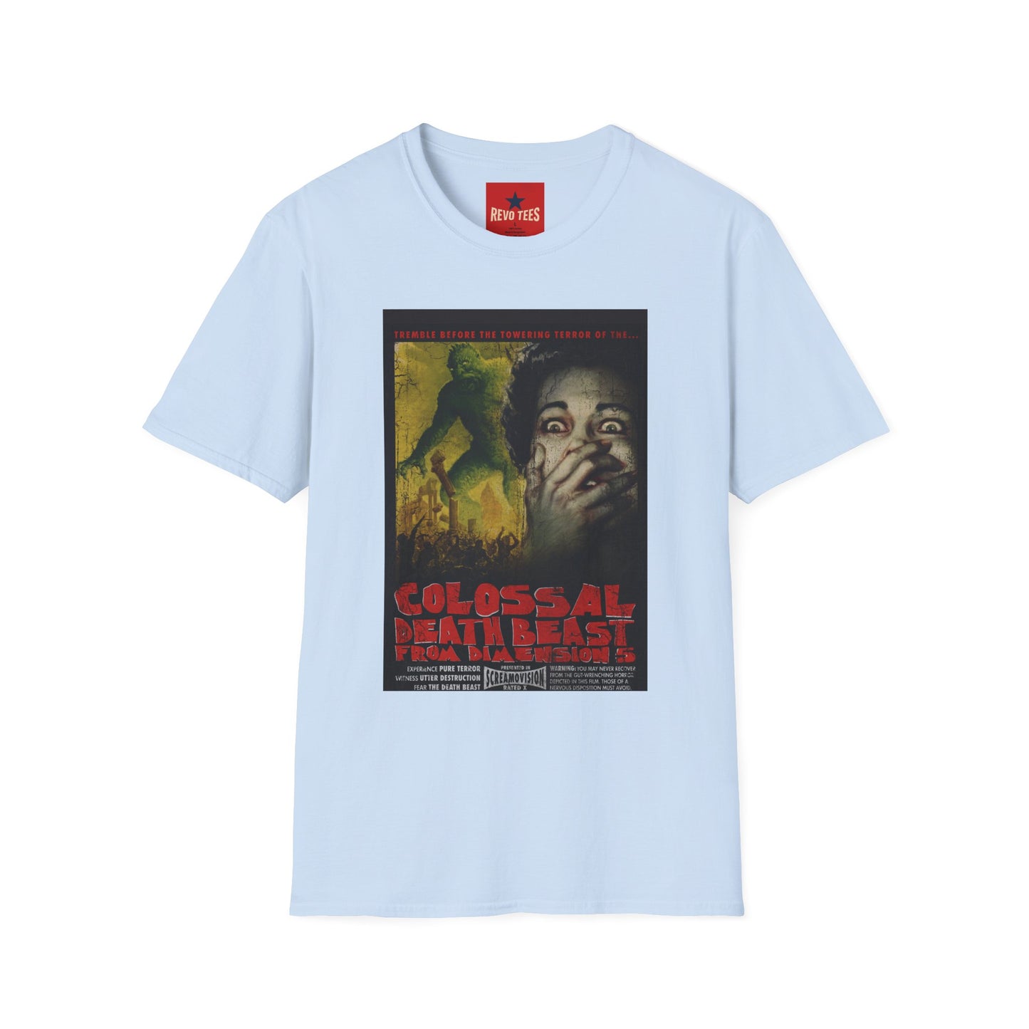 Horror Movie Poster T-Shirt — 'Colossal Man-Eater' Retro Sci‑Fi Graphic Tee