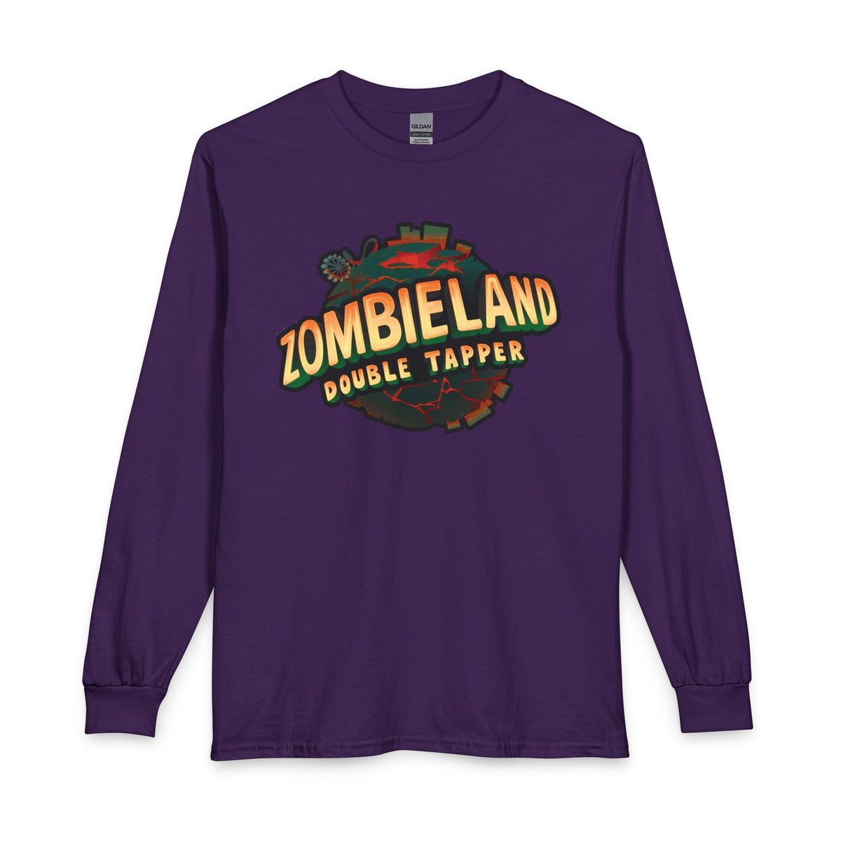 Zombieland Double Tapper Long Sleeve Tee — Retro Zombie Movie Graphic Shirt