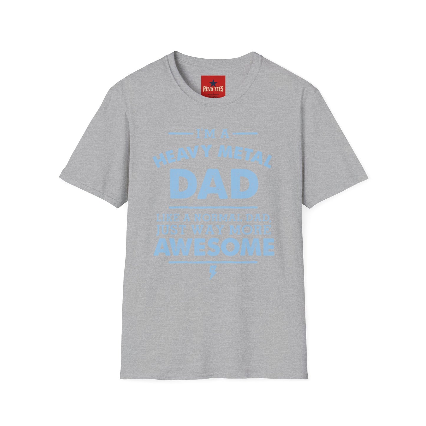 Heavy Metal Dad T-Shirt — "I’m a Heavy Metal Dad" Graphic Tee for Proud Fathers