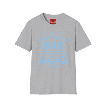 Heavy Metal Dad T-Shirt — "I’m a Heavy Metal Dad" Graphic Tee for Proud Fathers