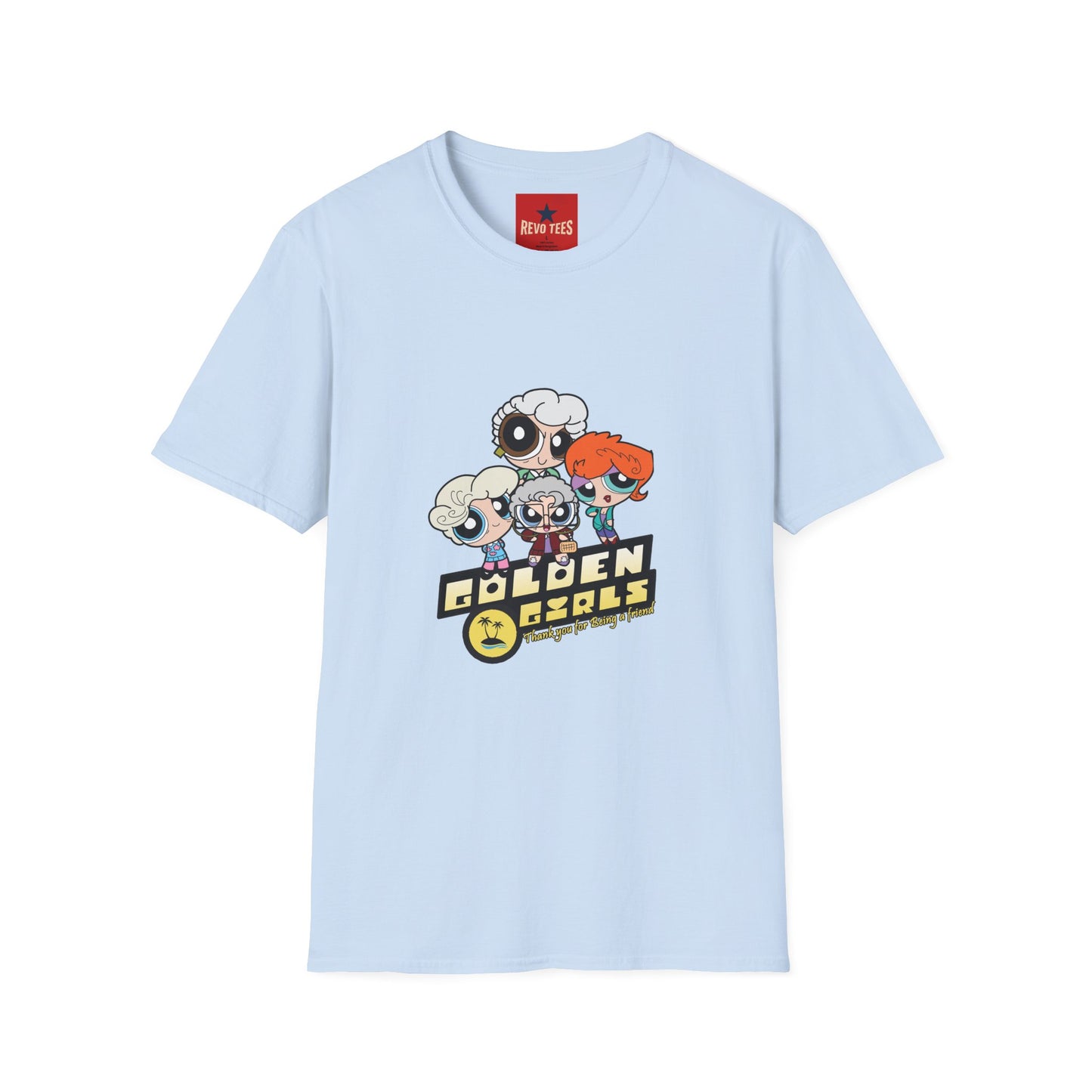 Golden Girls Cartoon T-Shirt — Retro Cute Powerpuff Style Tee