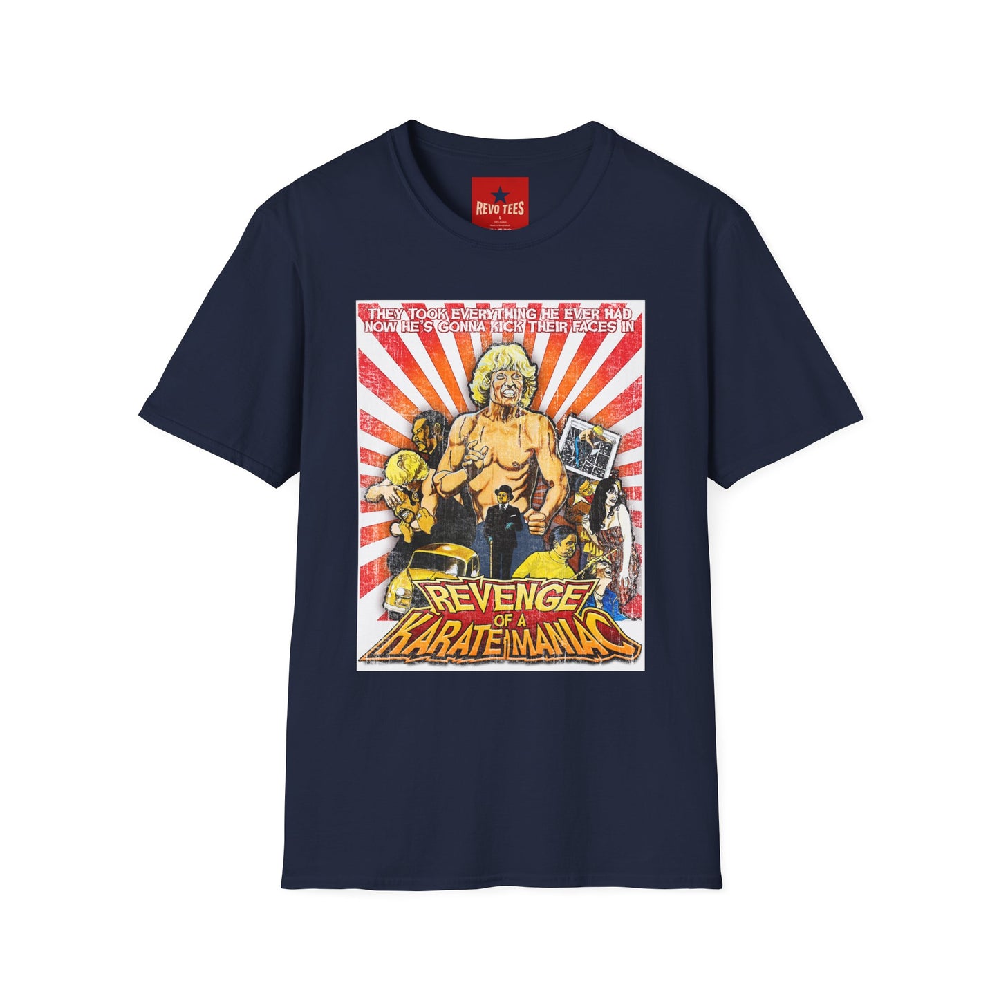 Revenge Karate Man T-Shirt — Retro Martial Arts Graphic Tee