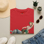 Banksy Pin-Up Cowgirl T-Shirt — Retro Pinup Girl Riding Soda Can Vintage Tee