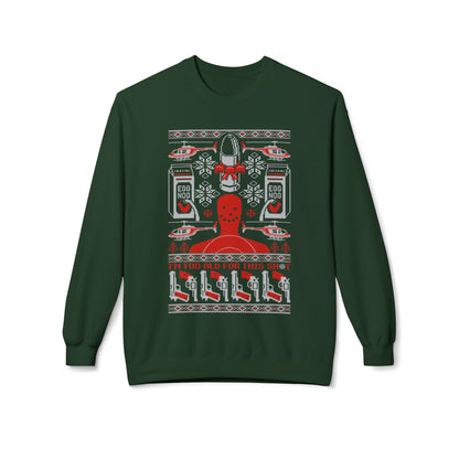 Lethal Knitting - Too Old For This Sh!t Christmas Ugly Sweater