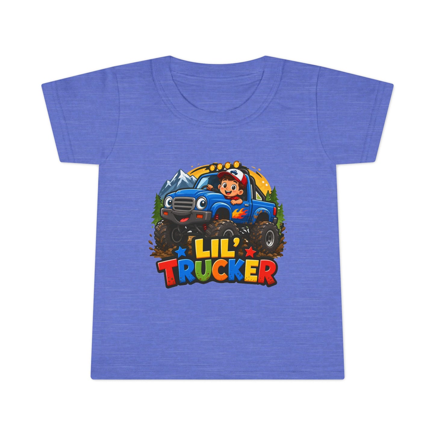 Lil Trucker Toddler T-Shirt — Cute Monster Truck Kids Tee