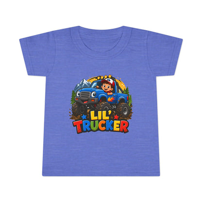 Lil Trucker Toddler T-Shirt — Cute Monster Truck Kids Tee