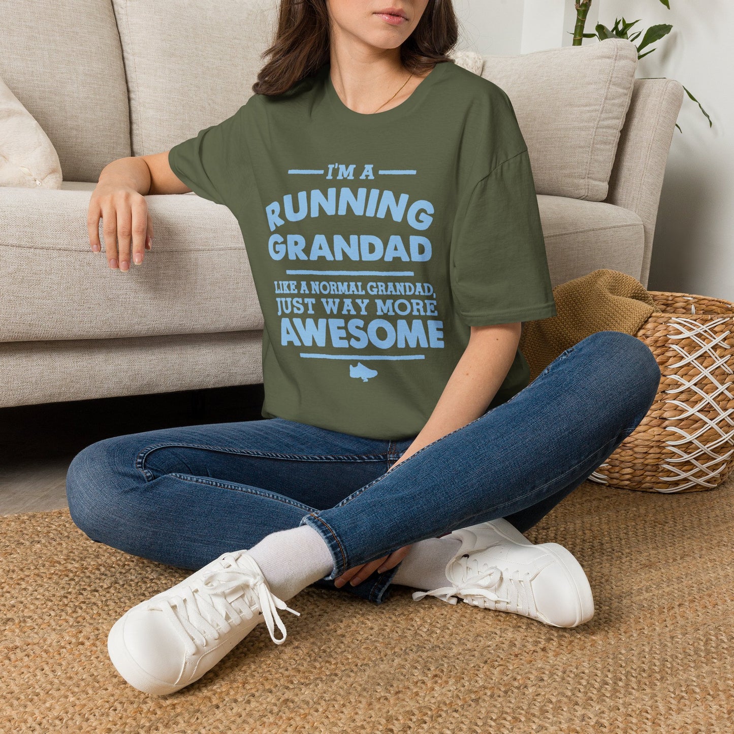 I'm a Running Grandad T-Shirt – Funny Running Grandpa Gift