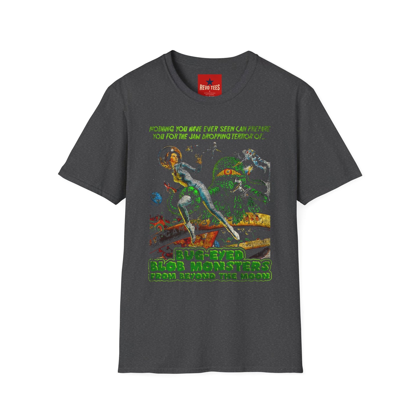 Horror Sci‑Fi Graphic T‑Shirt — 'Nothing You Have Ever Seen Can Prepare You' Retro Alien Poster Tee