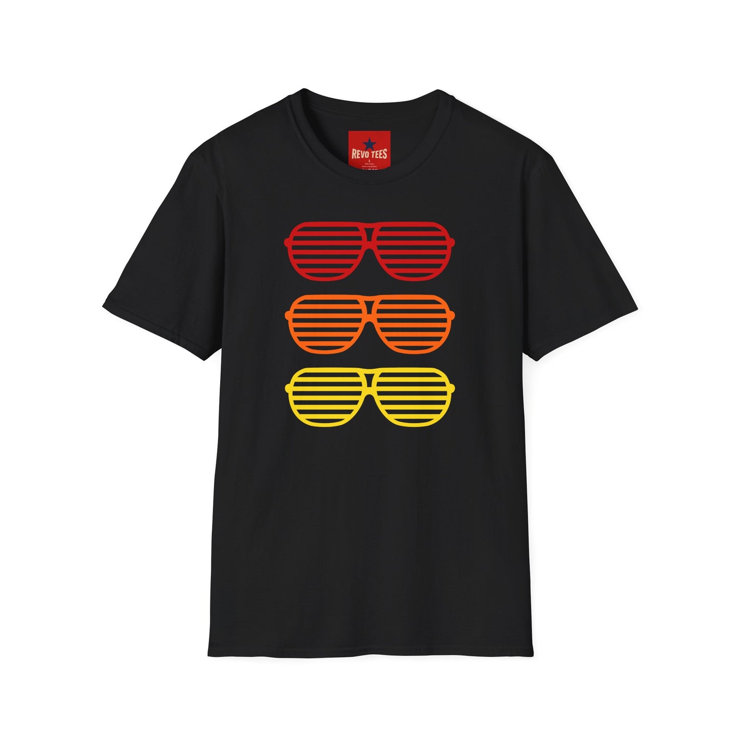 T-Shirt — Retro Shutter Shades Gradient Graphic