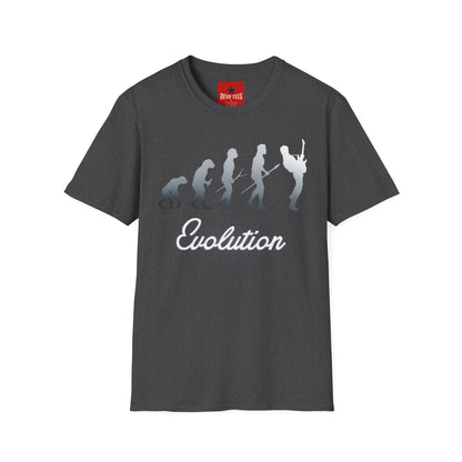 Evolution of Guitarists - Unisex Softstyle T-Shirt