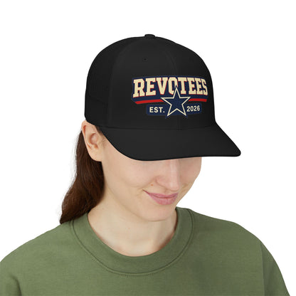 Revotees Snapback Trucker Cap — Est. 2026 Retro Star Logo
