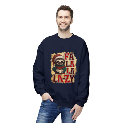 Fa La La La-Zy Sloth Christmas Sweatshirt