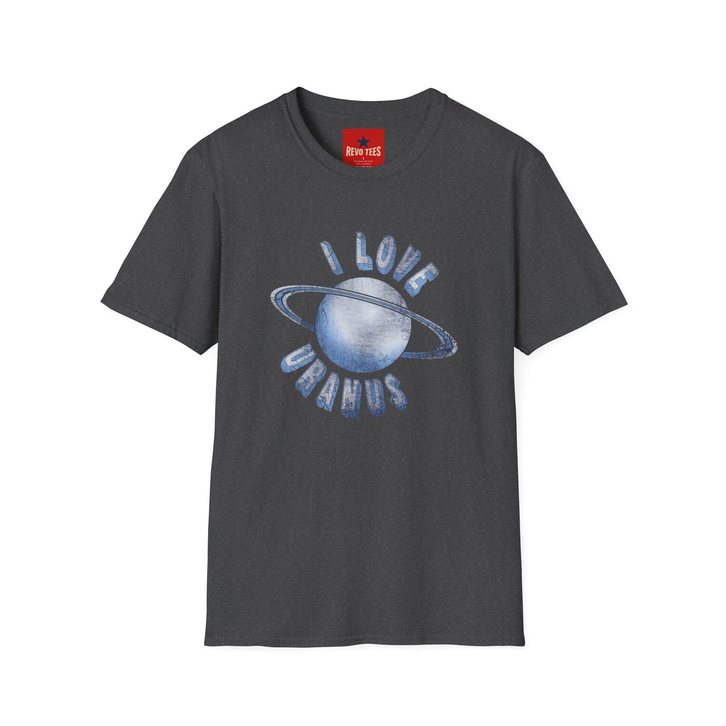 I Love Uranus T‑Shirt — Retro Saturn Graphic Tee for Space Lovers