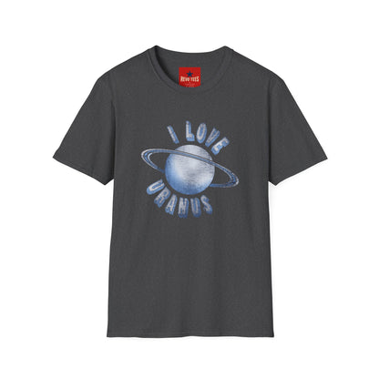 I Love Uranus T‑Shirt — Retro Saturn Graphic Tee for Space Lovers
