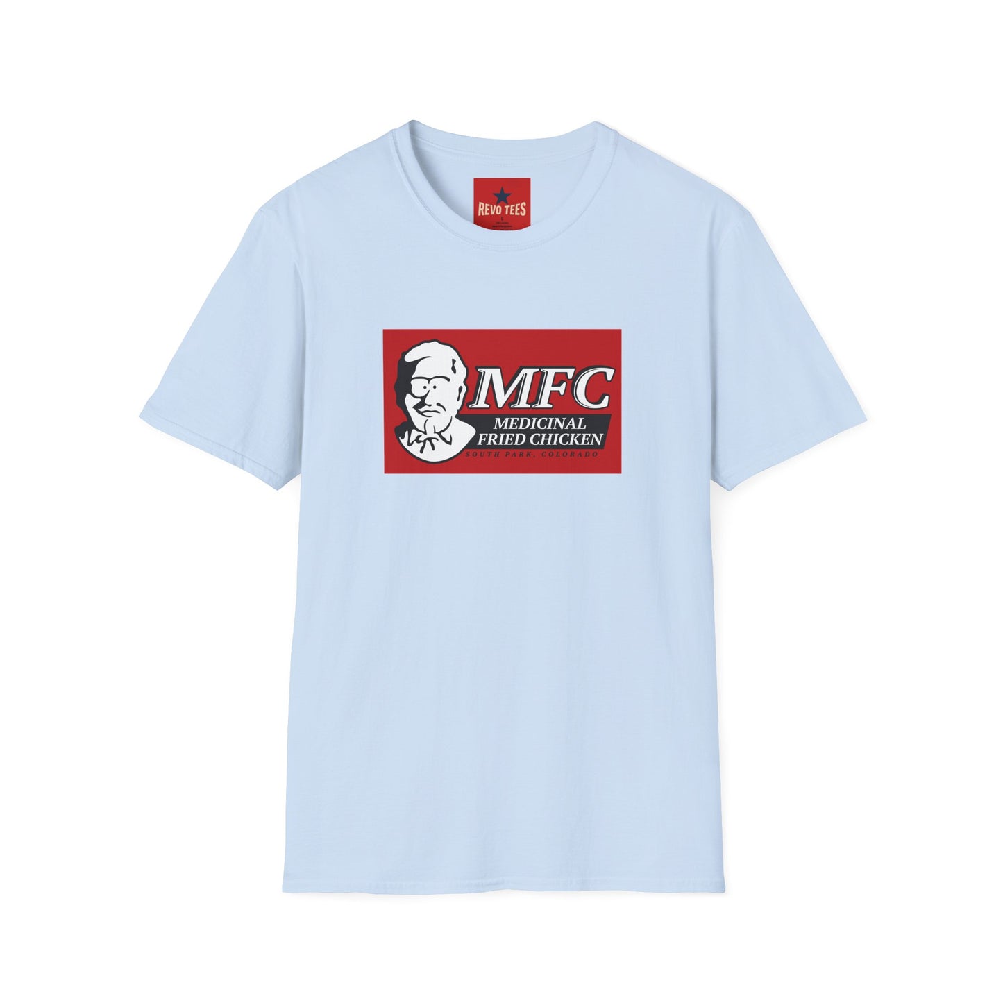 MFC Medicinal Fried Chicken T-Shirt — Retro Parody Fast Food Tee