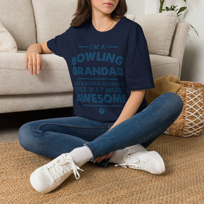 Bowling Grandad T-Shirt — "I'm a Bowling Grandad" Retro Dad Gift
