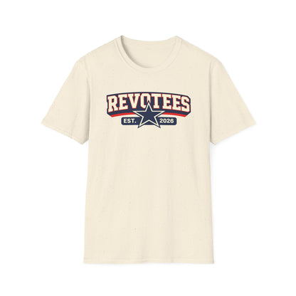 Revotees EST. 2026 Graphic T-Shirt — Retro Star Sports Logo