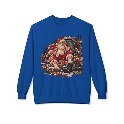 REVOTEES When AI ruins Christmas - Vintage Santa Crewneck Sweatshirt