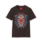 Mechanical Clown T-Shirt — Cyberpunk Robotic Mask Graphic Tee