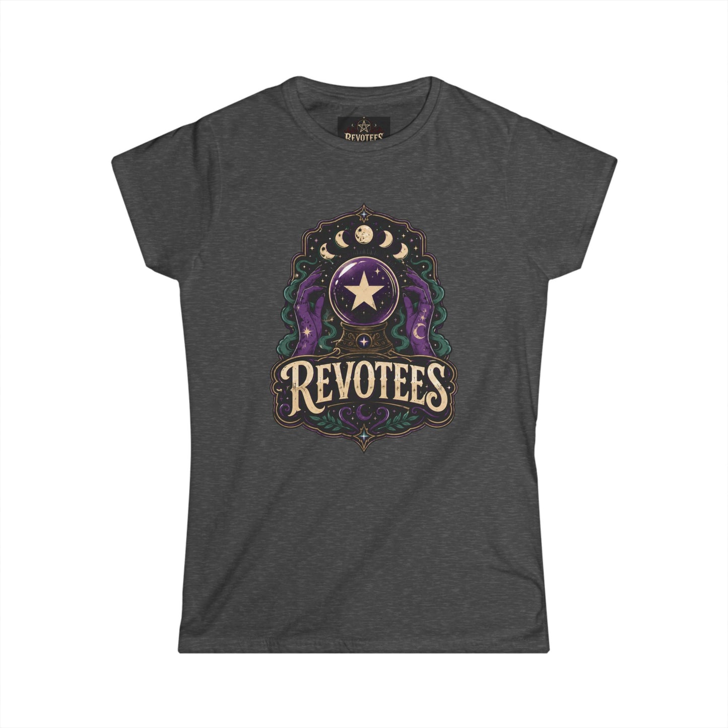 Revotees Mystic Star Women's Tee — Celestial Astrology Graphic Shirt