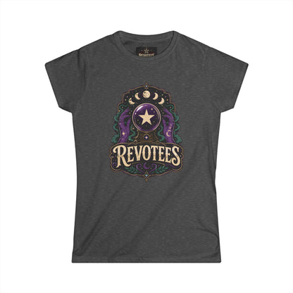 Revotees Mystic Star Women's Tee — Celestial Astrology Graphic Shirt