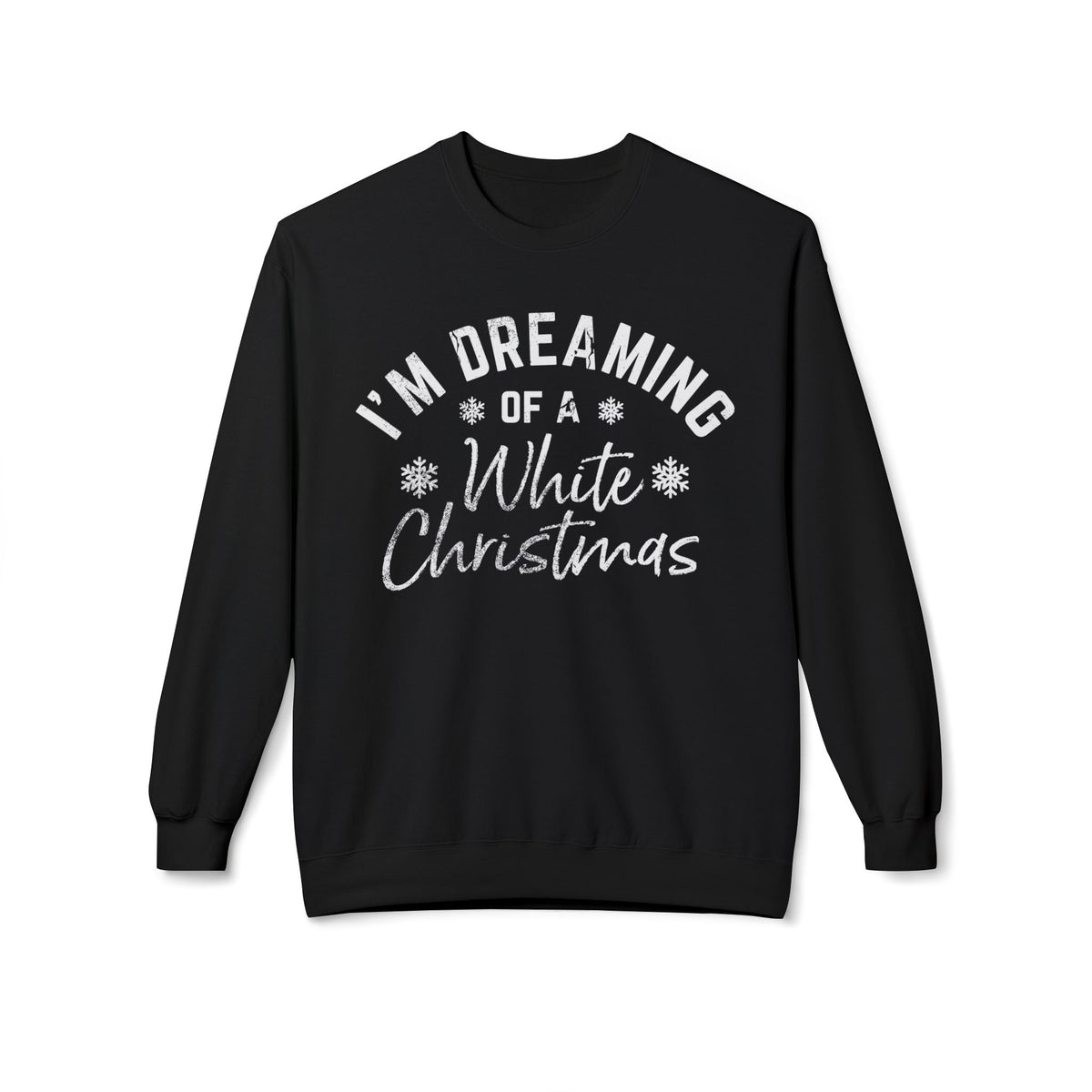 I'm Dreaming of a White Christmas - Lyrics on a Sweatshirt
