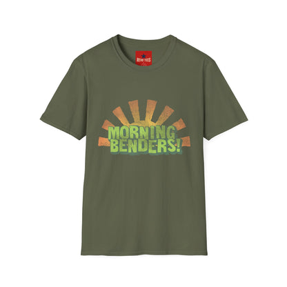 Morning Benders T-Shirt — Retro Sunrise Graphic Tee