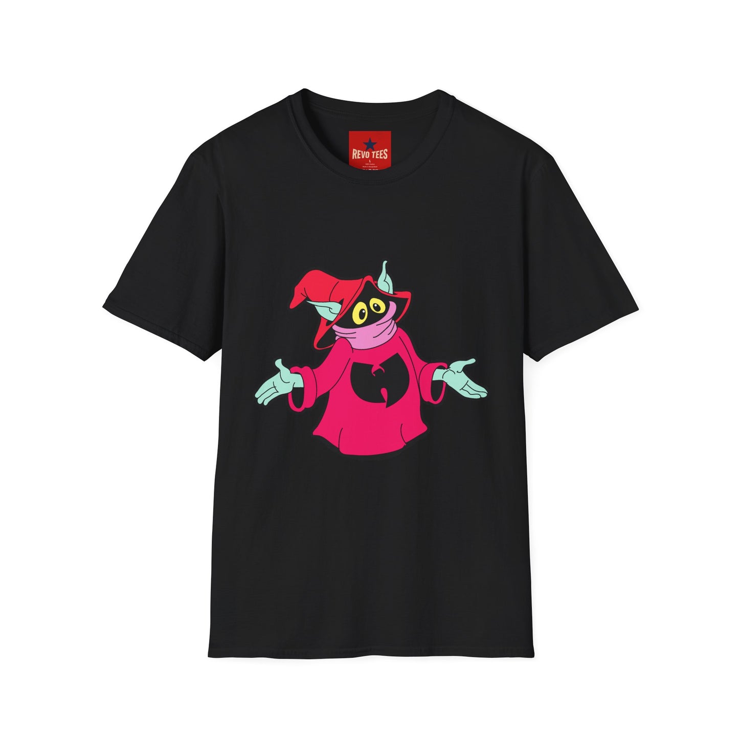 Mystic Cat Wizard T-Shirt — Cute Cartoon Magic Cat Graphic Tee