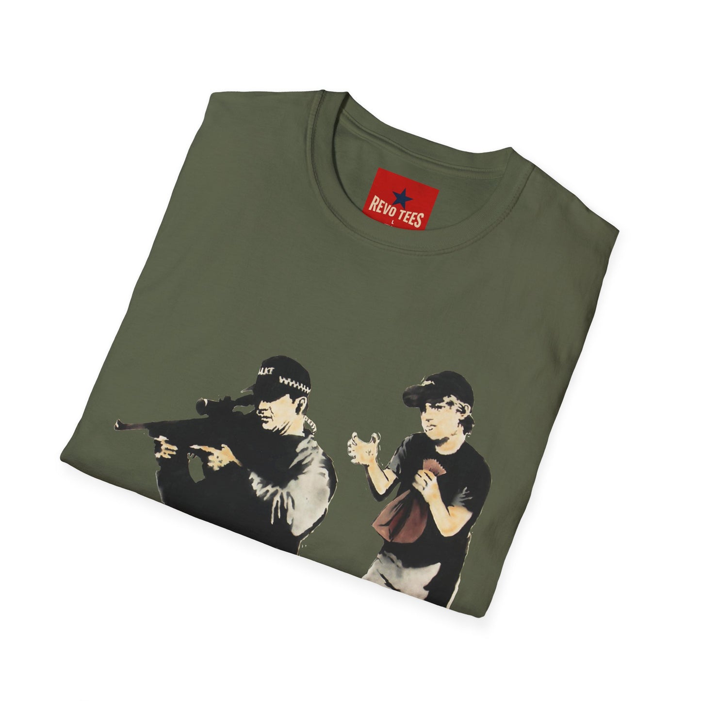 Banksy Sniper Graphic T-Shirt