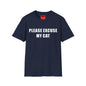 Please Excuse My Cat T-Shirt — Funny Cat Lover Tee