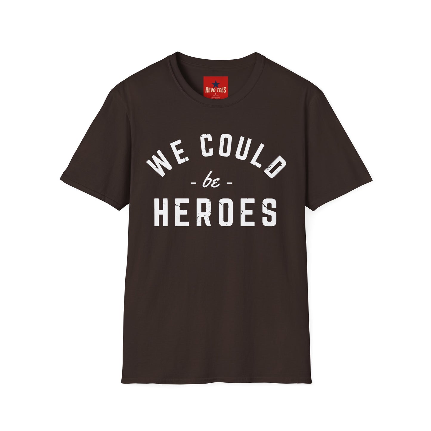 We Could Be Heroes - David Bowie - Unisex Softstyle T-Shirt