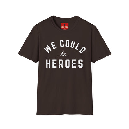 We Could Be Heroes - David Bowie - Unisex Softstyle T-Shirt