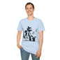 Music Cat T-Shirt — Black Silhouette Singing Rat Graphic Tee