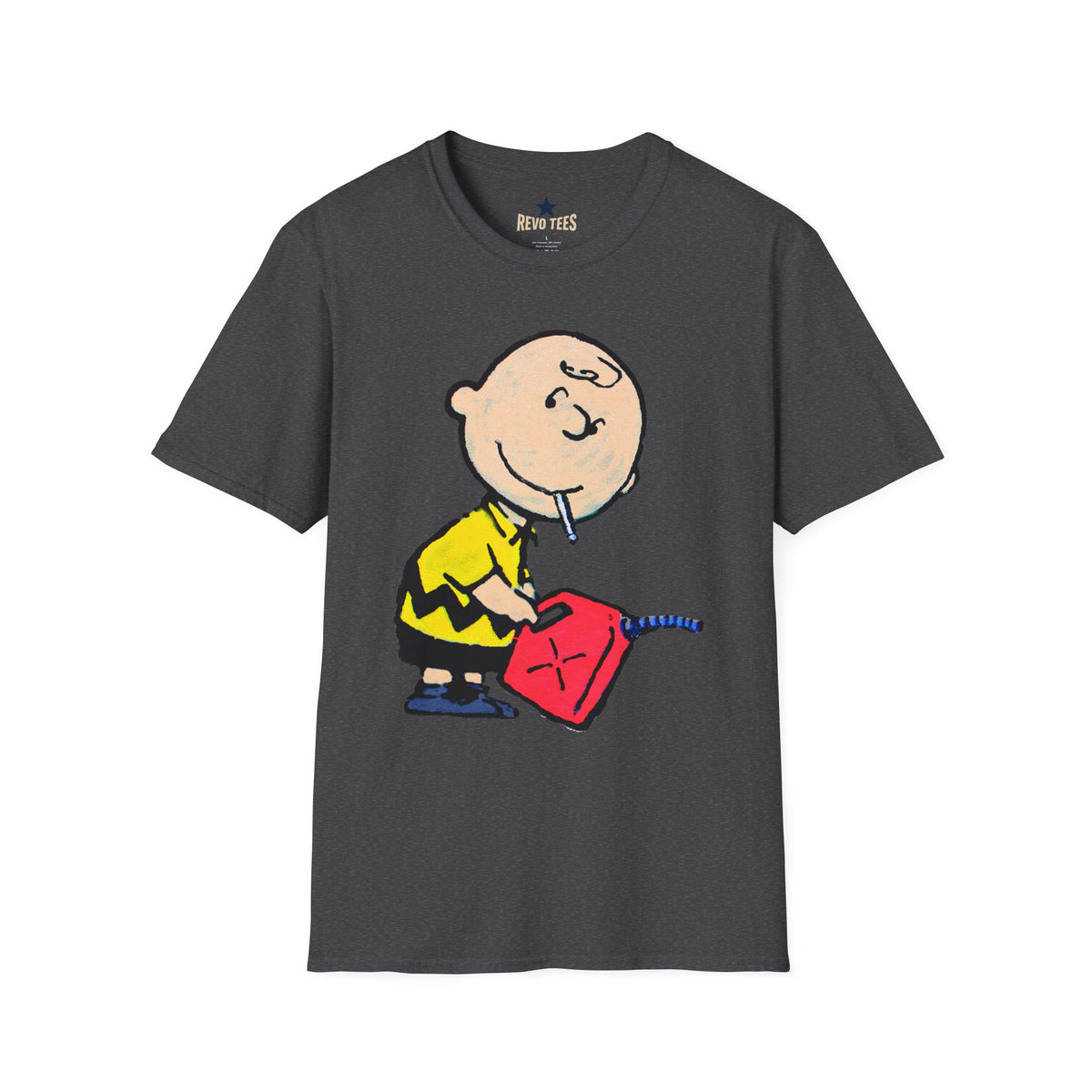 Revotees Banksy Novelty Cartoon Graphic Naughty Charlie T-Shirt - alternate view 7