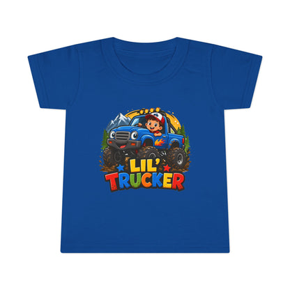 Lil Trucker Toddler T-Shirt — Cute Monster Truck Kids Tee