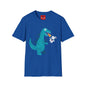 Dino vs. Astronaut Graphic T-Shirt — Cute Cartoon Monster Tee