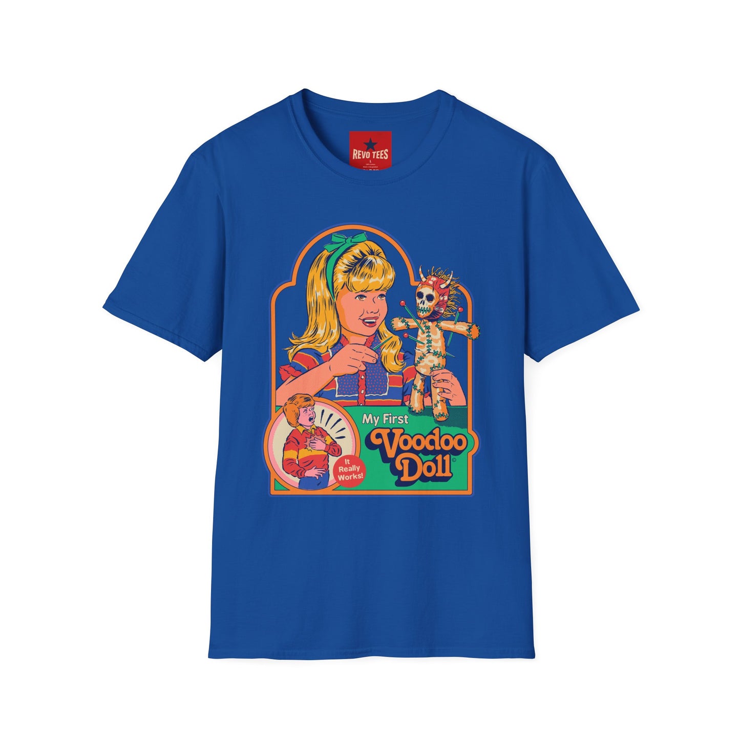 Voodoo Doll Retro Graphic T-Shirt — Vintage Doll Horror Tee